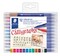 Staedtler Double Ended Calligraphy Duo Markers, Assorted Colors, Set of 12